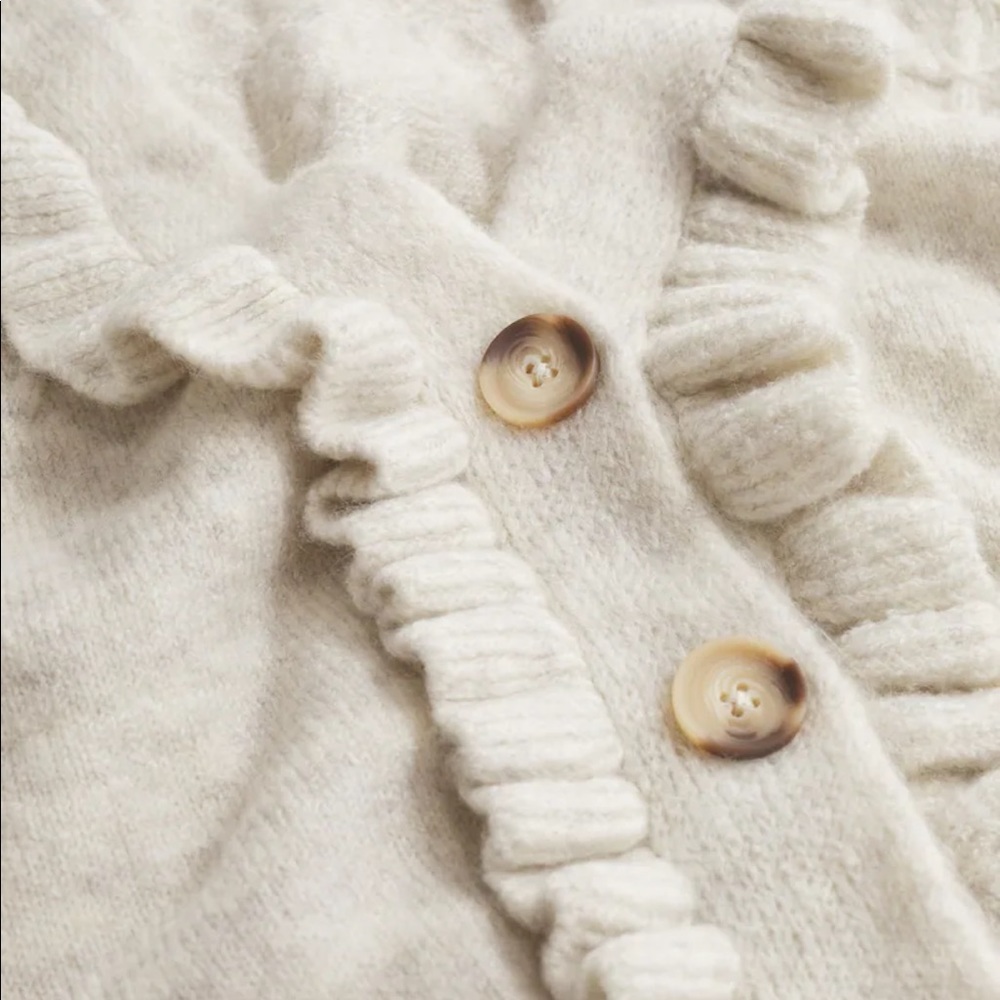 Mango Ruffle Cardigan - Picture 5 of 10